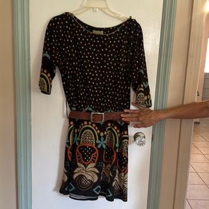 VINTAGE Boho Hippie Dress by Moon Collection Live in California Size Small